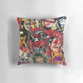 LEGENDS Pillow featuring a collage of famous musicians, singers, and artists