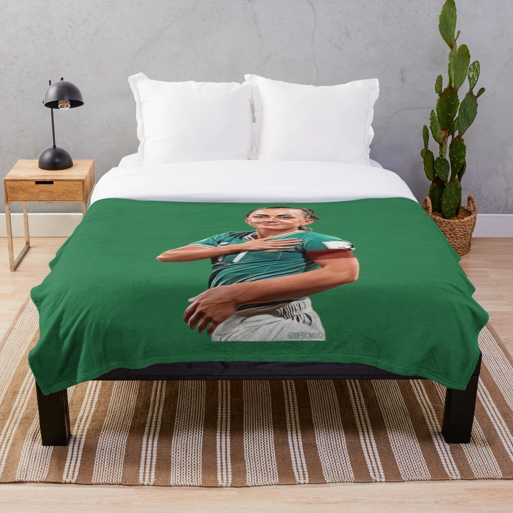 Katie McCabe Plush Blanket featuring the Irish women's football captain