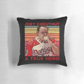 Soft, comfortable pillow featuring Joey Chestnut, the legendary hot dog eating champion