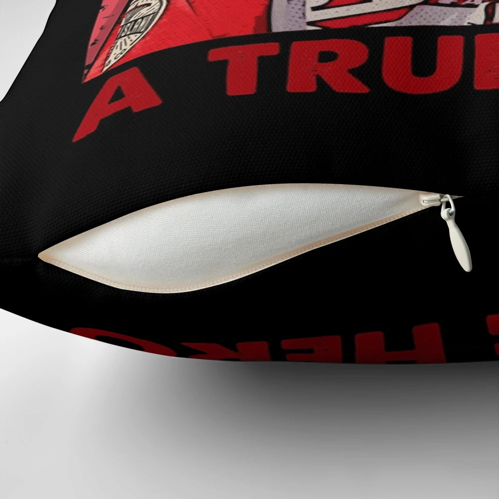 Soft, comfortable pillow featuring Joey Chestnut, the legendary hot dog eating champion