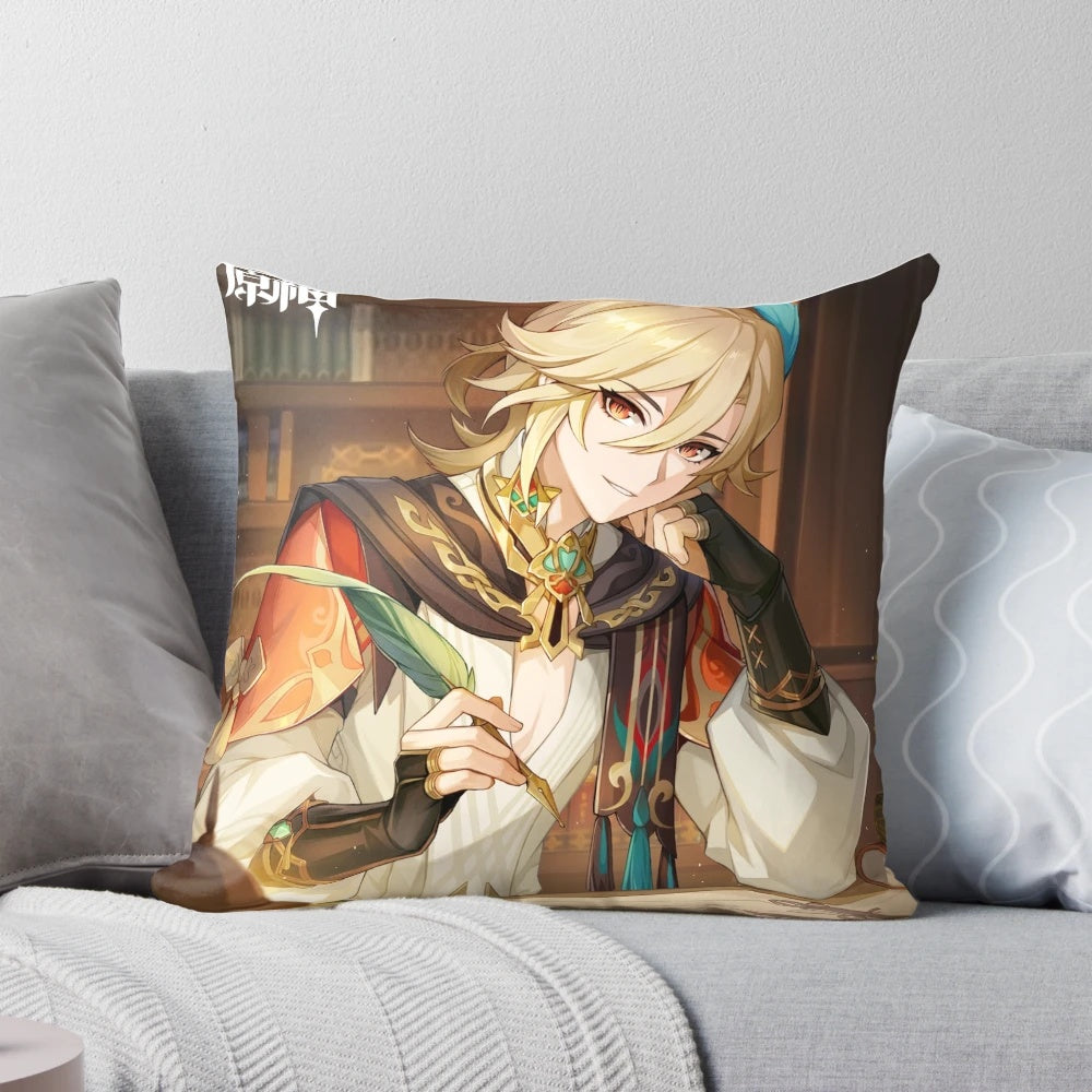 Genshin Impact Kaveh Birthday Artwork 2023 Pillow