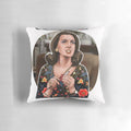 Pillow featuring Margo Leadbetter, a beloved gay icon from the classic TV series "The Good Life