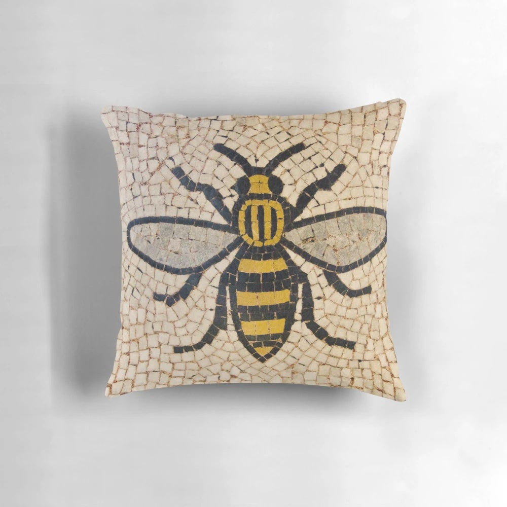 Manchester Worker Bee Pillow, a Symbol of Manchester's History and Culture