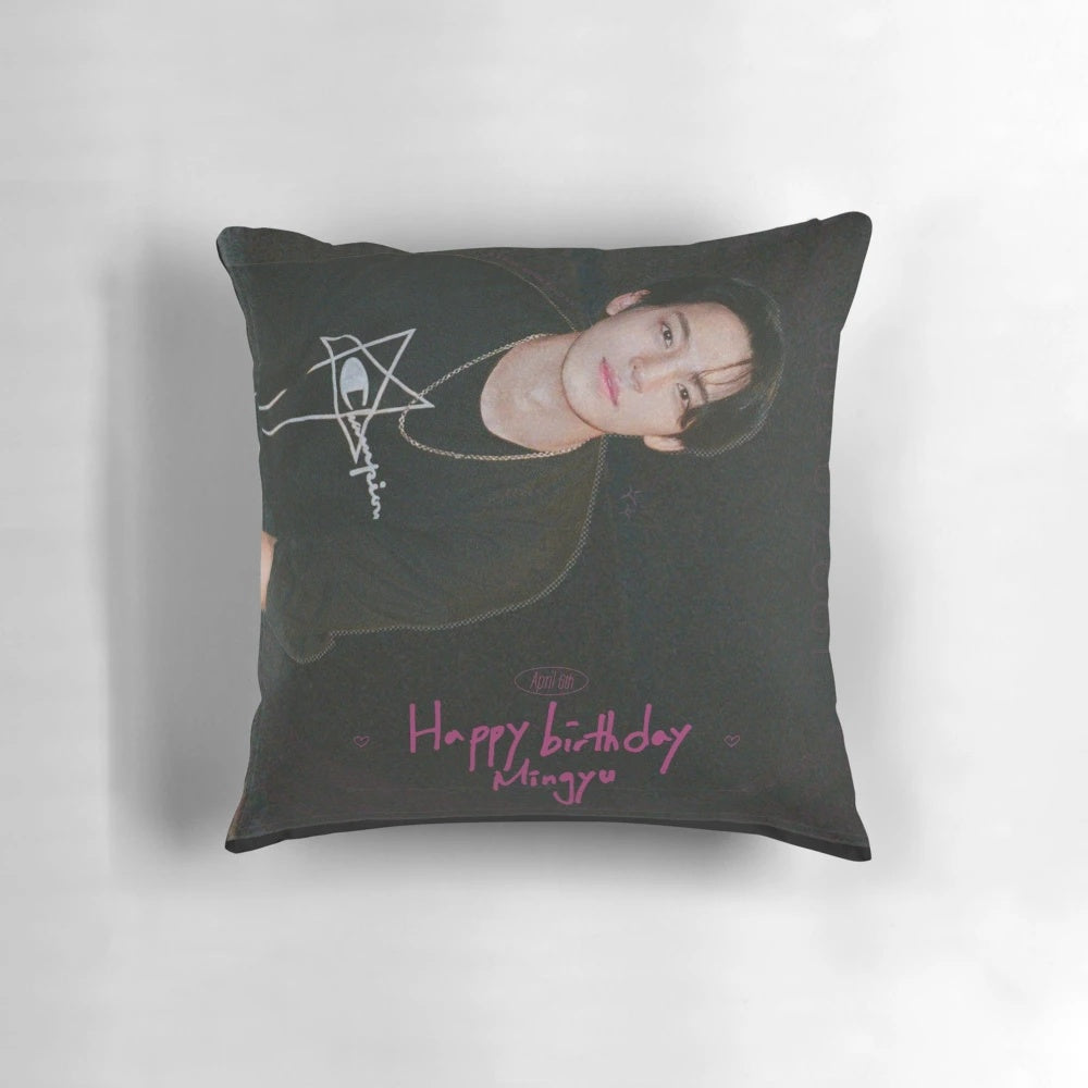 SEVENTEEN KPOP Mingyu Birthday Pillow