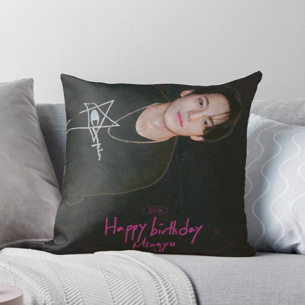 SEVENTEEN KPOP Mingyu Birthday Pillow