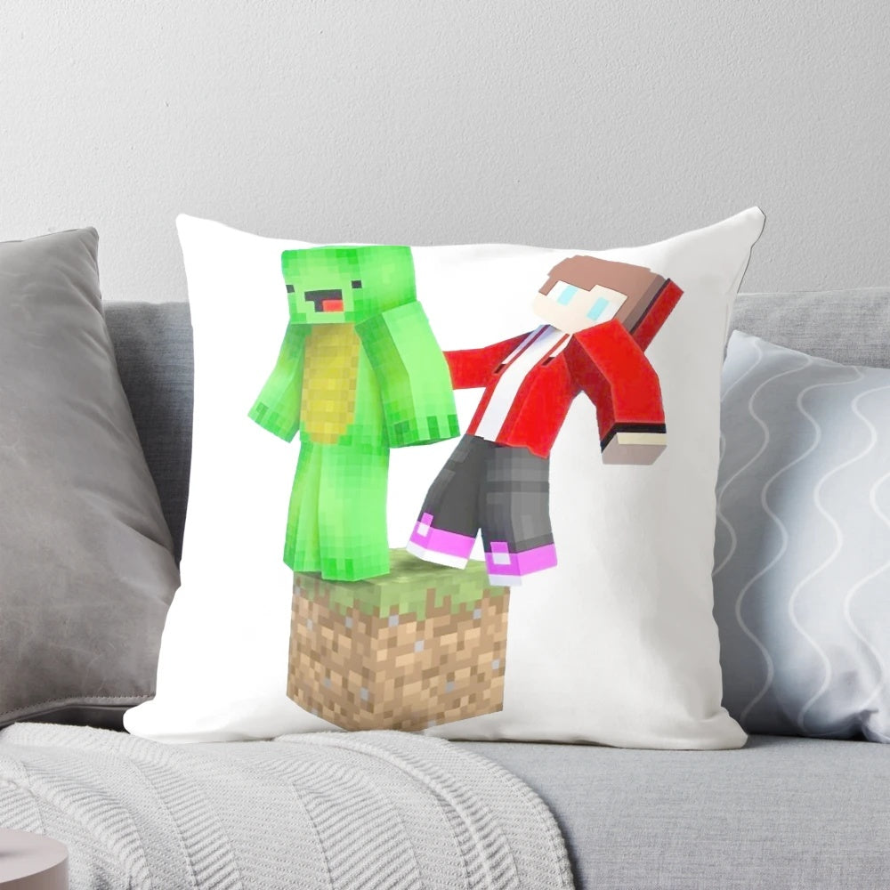 Maizen Pillow featuring a German beer cartoon design