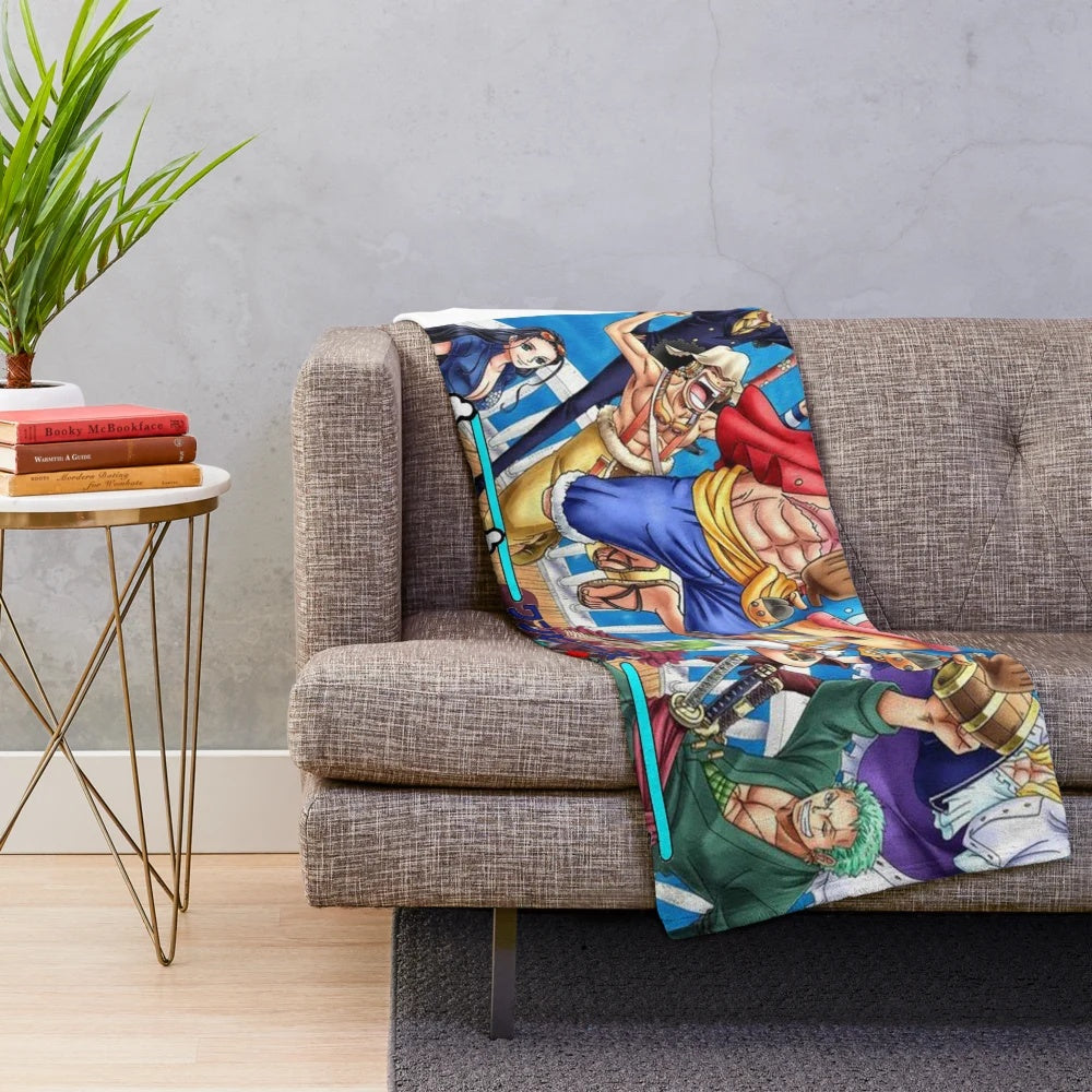 One Piece Characters Plush Blanket