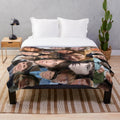 Paul Dano photo collage plush blanket