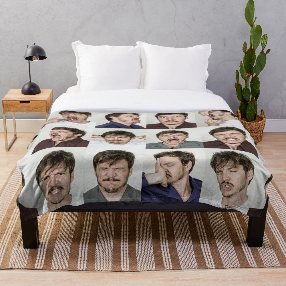 Pedro Pascal Plush Blanket