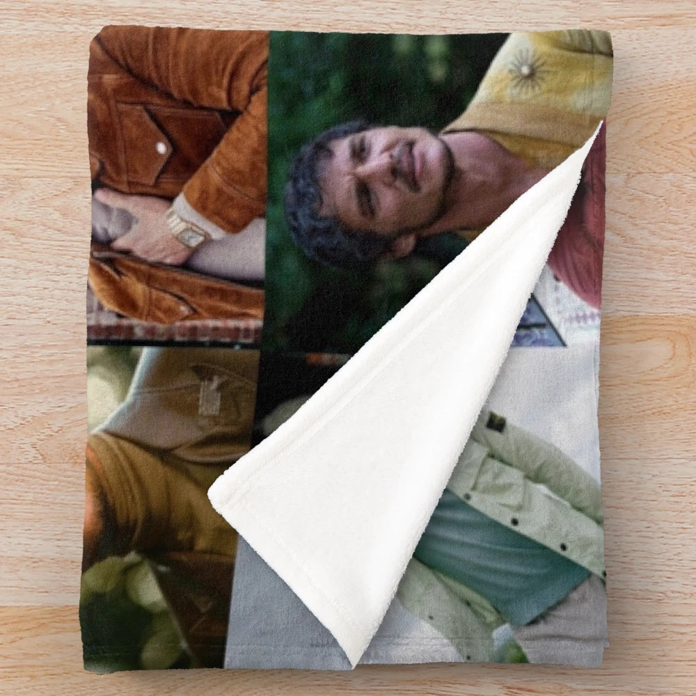 Pedro Pascal Plush Blanket featuring the talented actor
