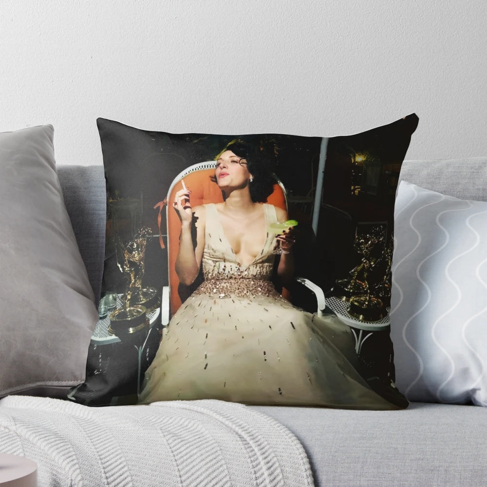 A plush pillow featuring Phoebe Waller-Bridge, the creator and star of the award-winning series Fleabag, celebrating her Emmys victory.