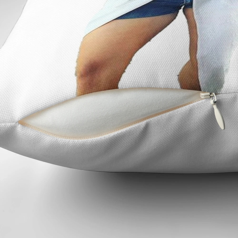 Jessica Vosk Pride Pillow, a colorful and stylish decorative pillow featuring the pride flag
