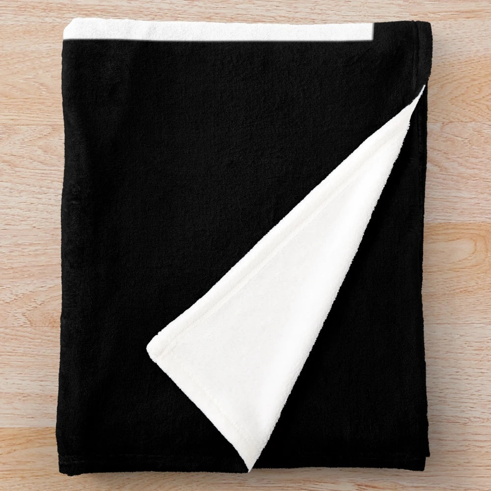 Black Puerto Rican Flag Plush Blanket showcasing the flag of Puerto Rico
