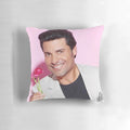 Decorative pillow featuring image of Puerto Rican singer Chayanne