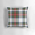 Vibrant tartan plaid pattern pillow featuring the classic Clan Stewart tartan design.