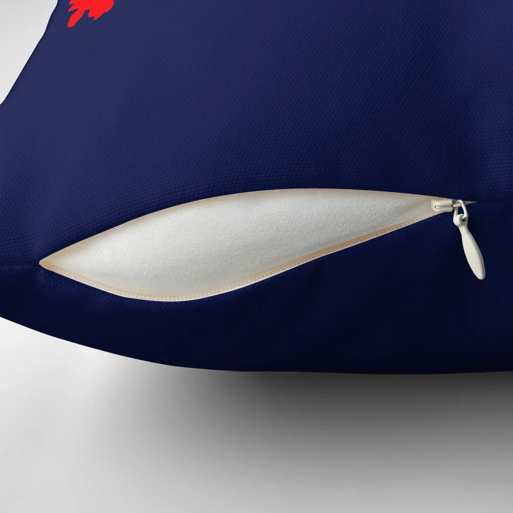 Saltire and Lions Rampant Pillow, featuring the Scottish national symbol