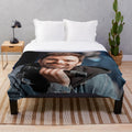 Sebastian Stan Inspired Plush Blanket