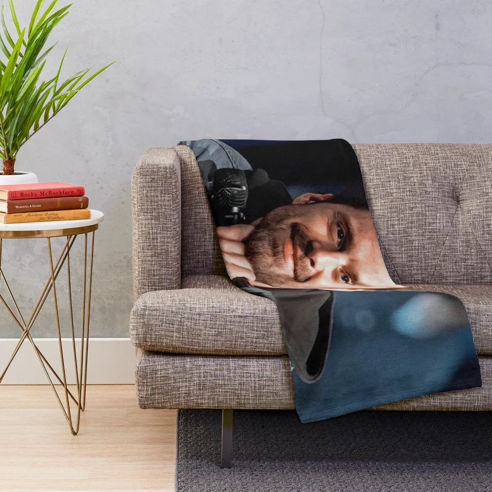 Sebastian Stan Inspired Plush Blanket