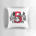 Stranger Things Season 5 Pillow featuring the main characters