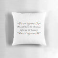 Taylor Swift-inspired Folklore Christmas Pillow