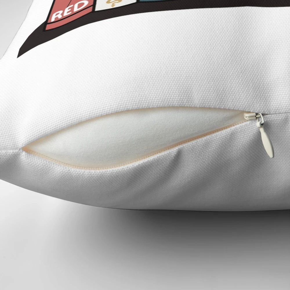 Pillow featuring Taylor Swift's album covers as book spines and flowers, perfect for country music fans