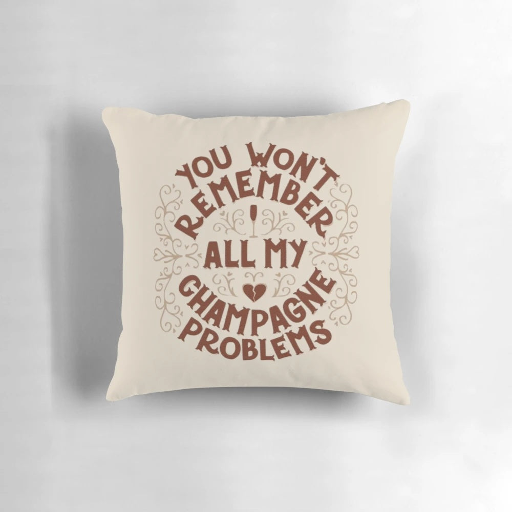 Taylor Swift "Champagne Problems" Pillow