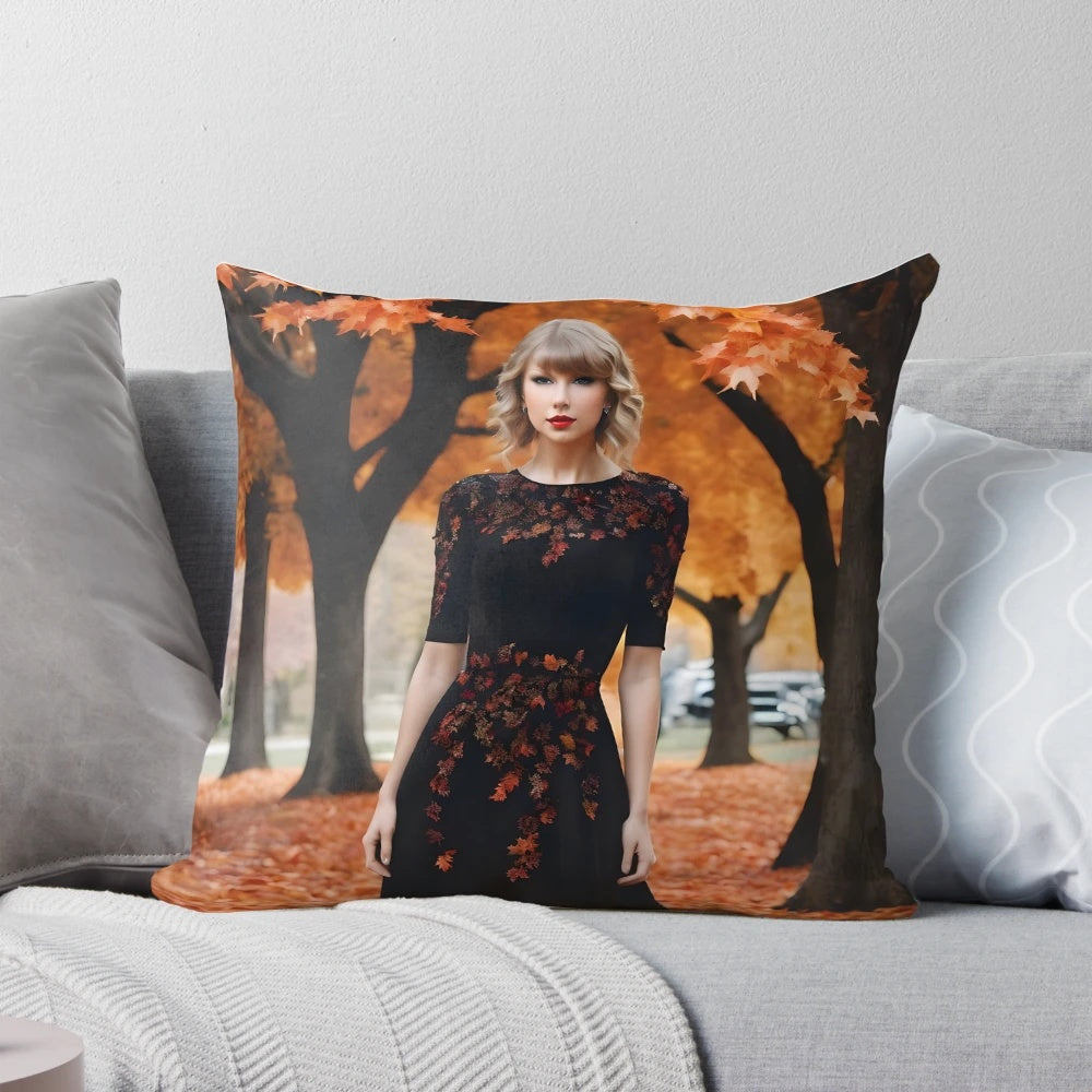 Taylor Swift" The Fall Collection Pillow - Stylish Home Decor for Swifties