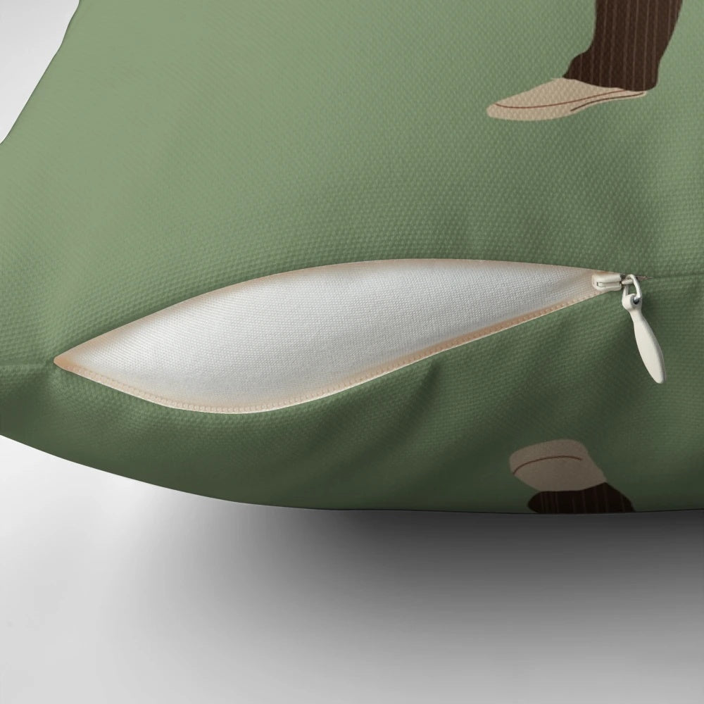 Officially licensed "Doctor Who" 10th Doctor pillow featuring the likeness of actor David Tennant