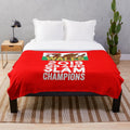 Wales Rugby Plush Blanket for 2019 Grand Slam Champions