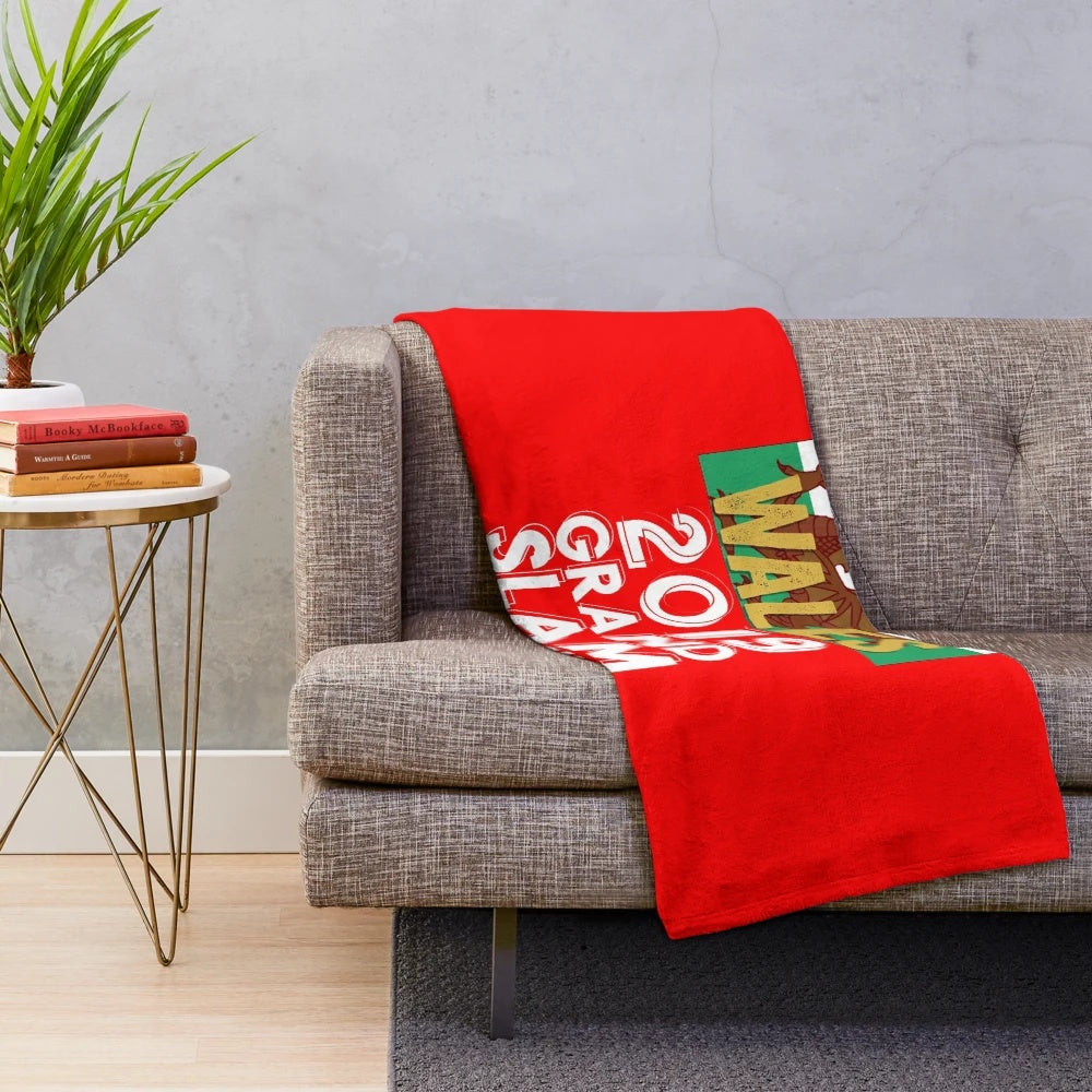 Wales Rugby Plush Blanket for 2019 Grand Slam Champions