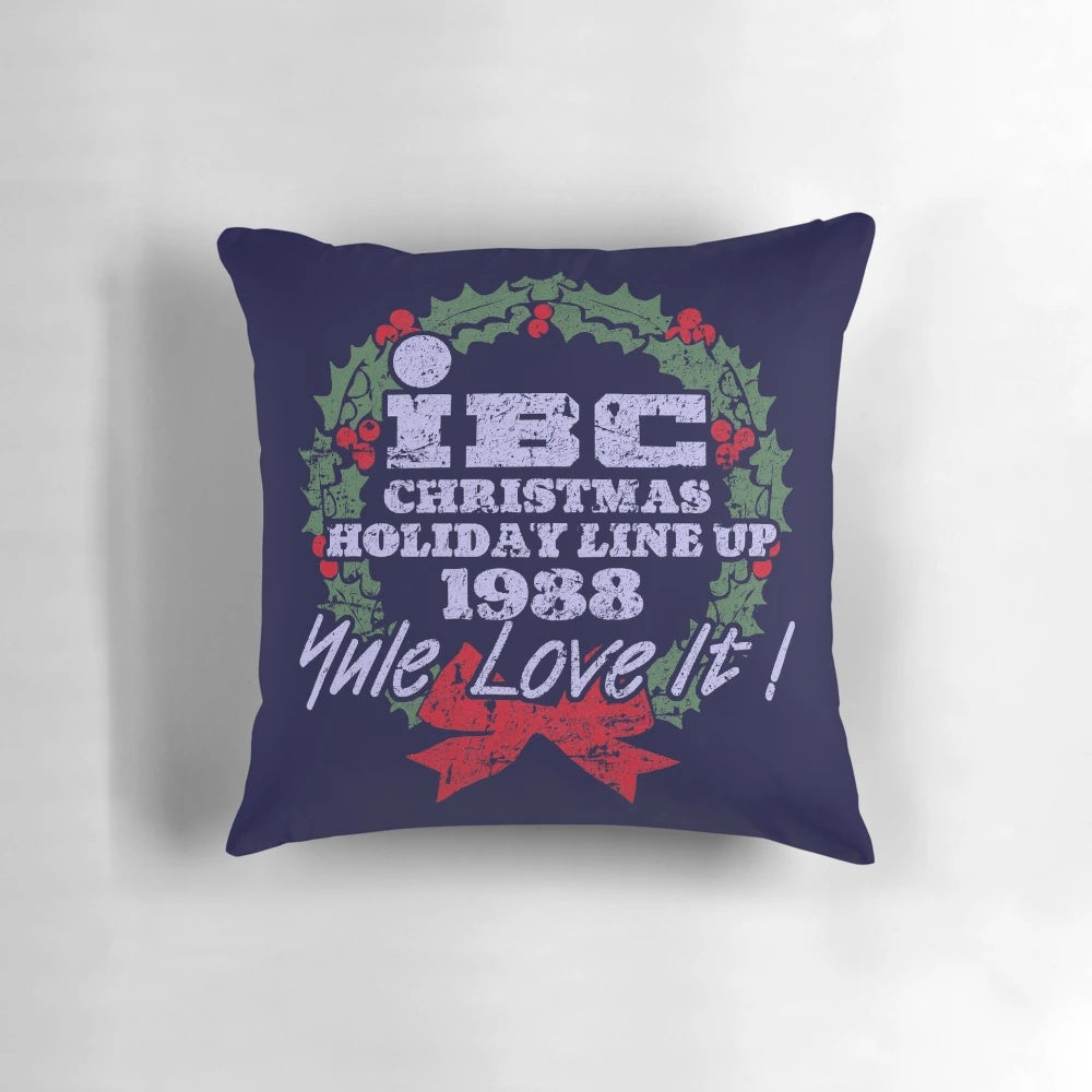 IBC's Scrooged Christmas Pillow featuring Bill Murray