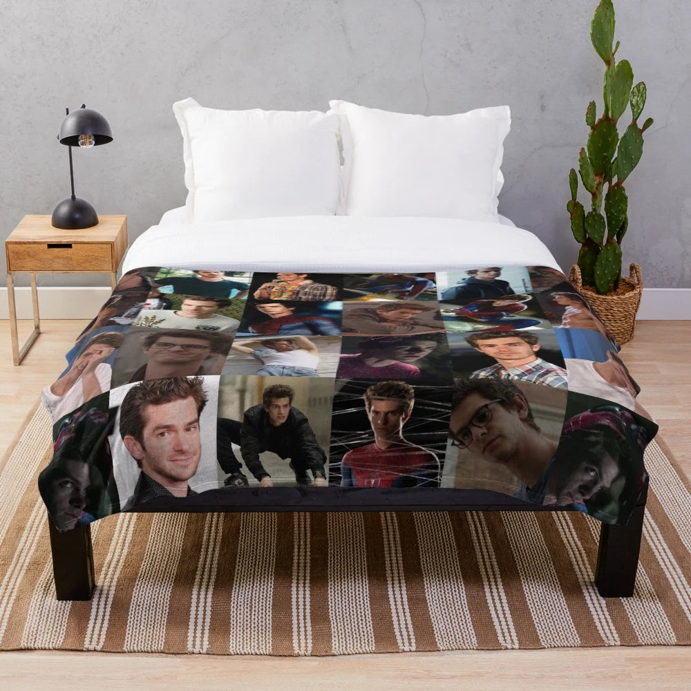 Andrew Garfield Plush Blanket featuring the popular actor