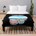 Plush blanket with "Best Mom In The History Of Ever" text