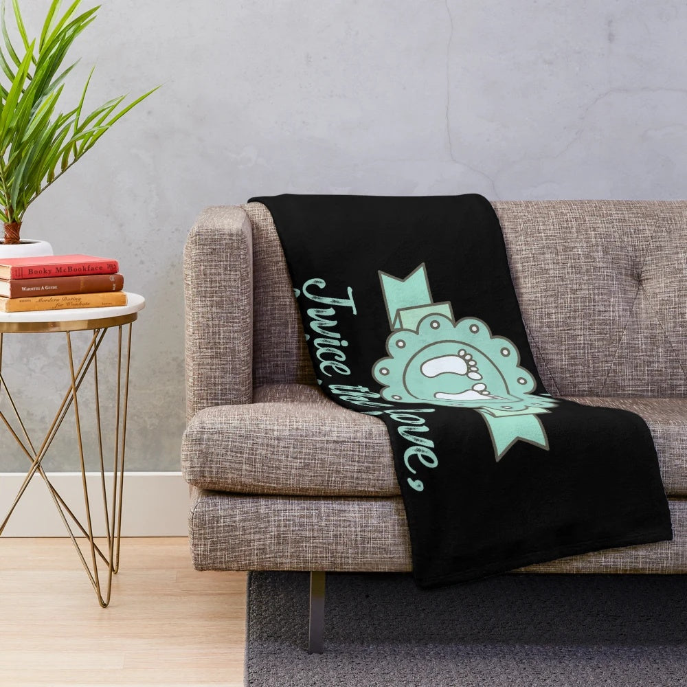 Plush blanket with "Best Mom In The History Of Ever" text