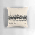 Sioux City, Iowa Skyline Pillow