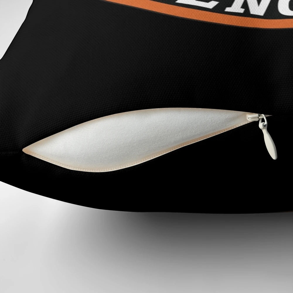 Bengals City Pillow featuring the Cincinnati Bengals logo and Joe Burrow