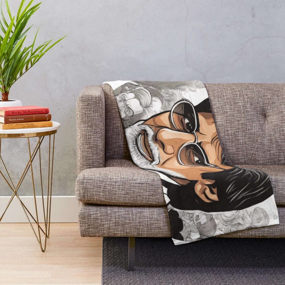 Amitabh Bachchan Bollywood Legend Plush Blanket