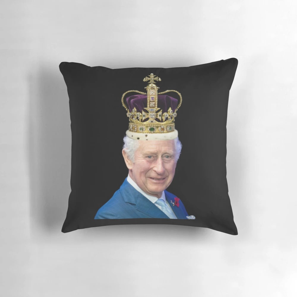 King Charles III Coronation Pillow