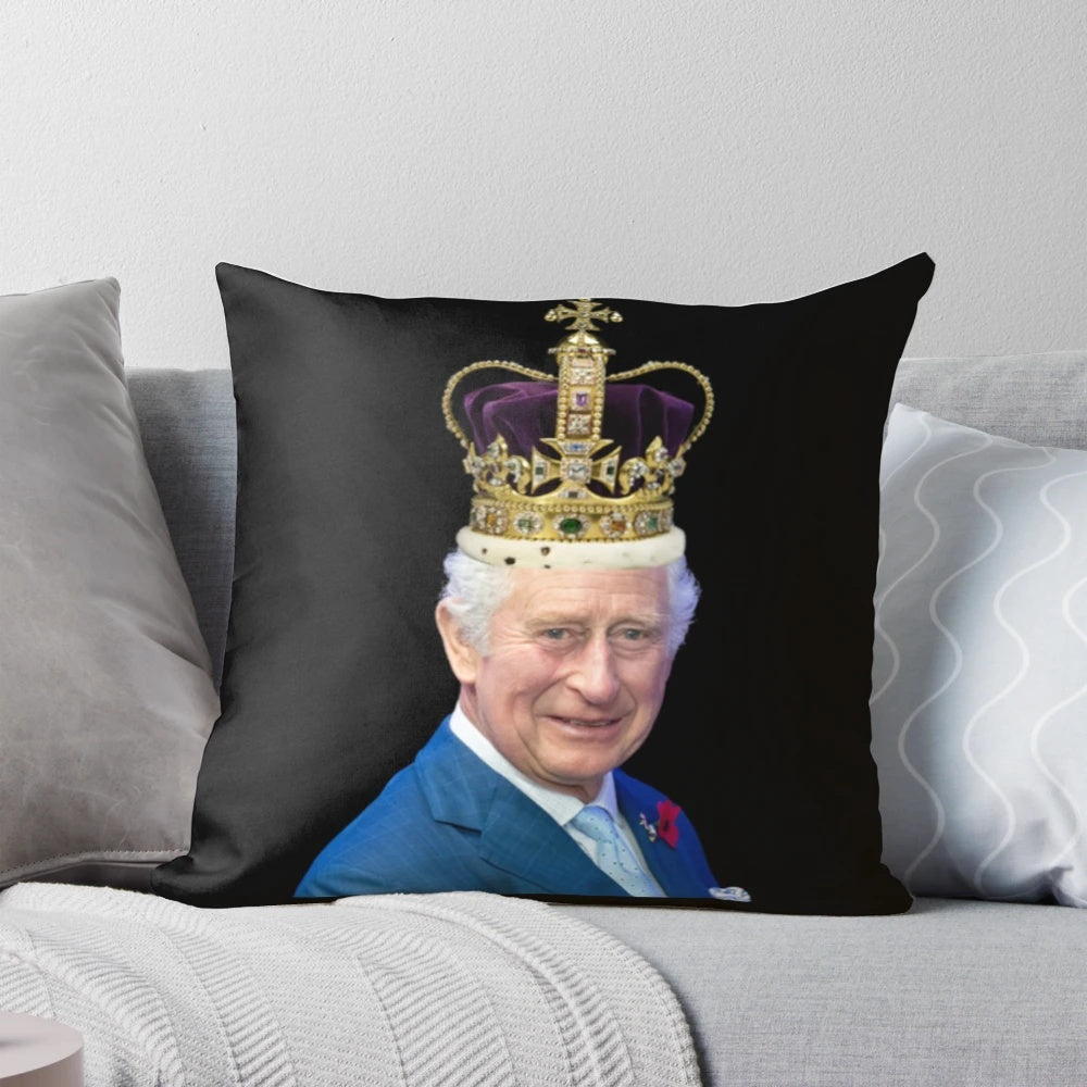 King Charles III Coronation Pillow