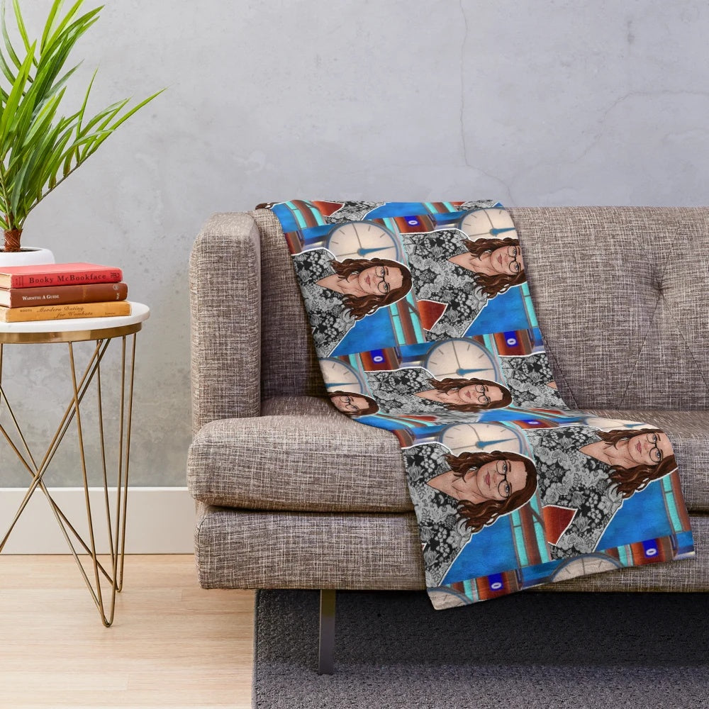 Susie Dent Countdown TV personality plush blanket