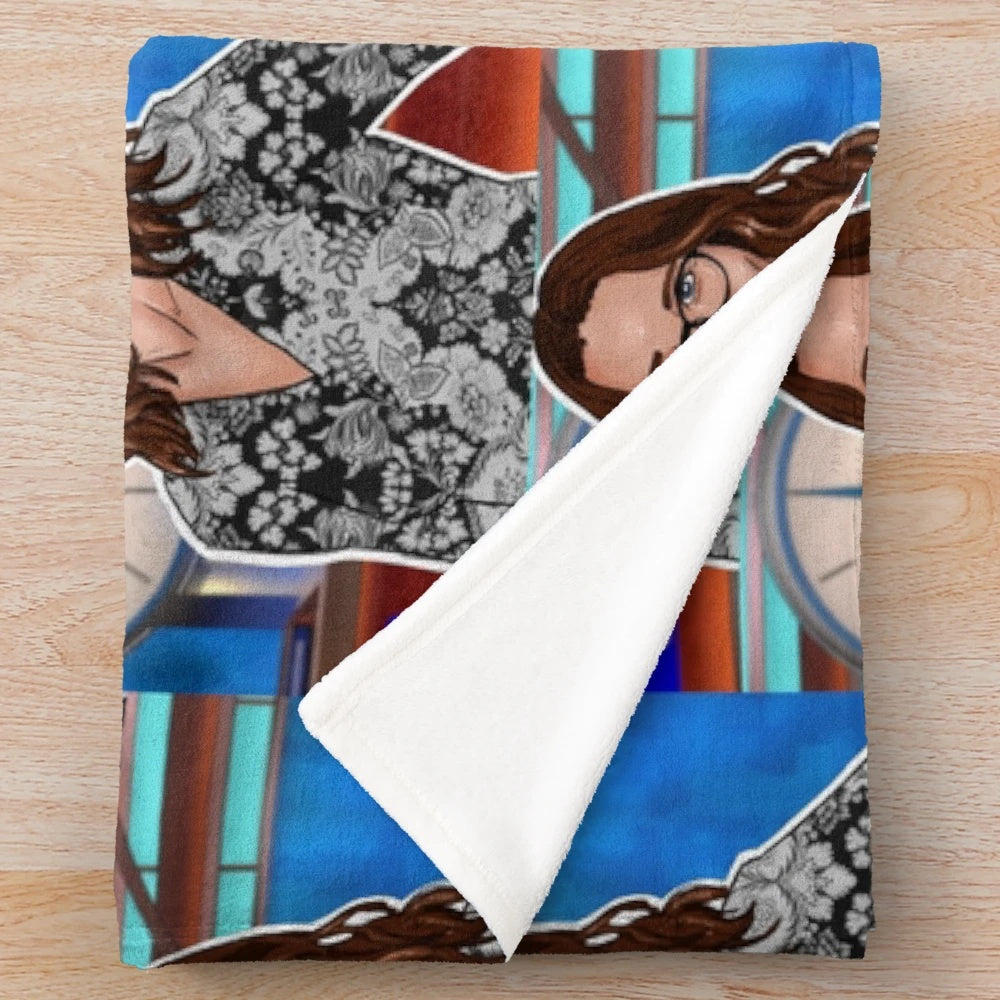 Susie Dent Countdown TV personality plush blanket