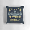 Peep Show El Dude Brothers Pillow featuring Mark Corrigan and Jez