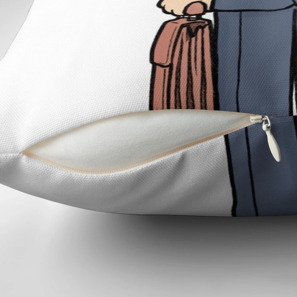Richard Poole Death in Paradise Pillow - Featuring the Character from the Popular British TV Series