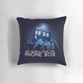 Doctor Who-inspired Tardis pillow featuring artwork by Megan Lara