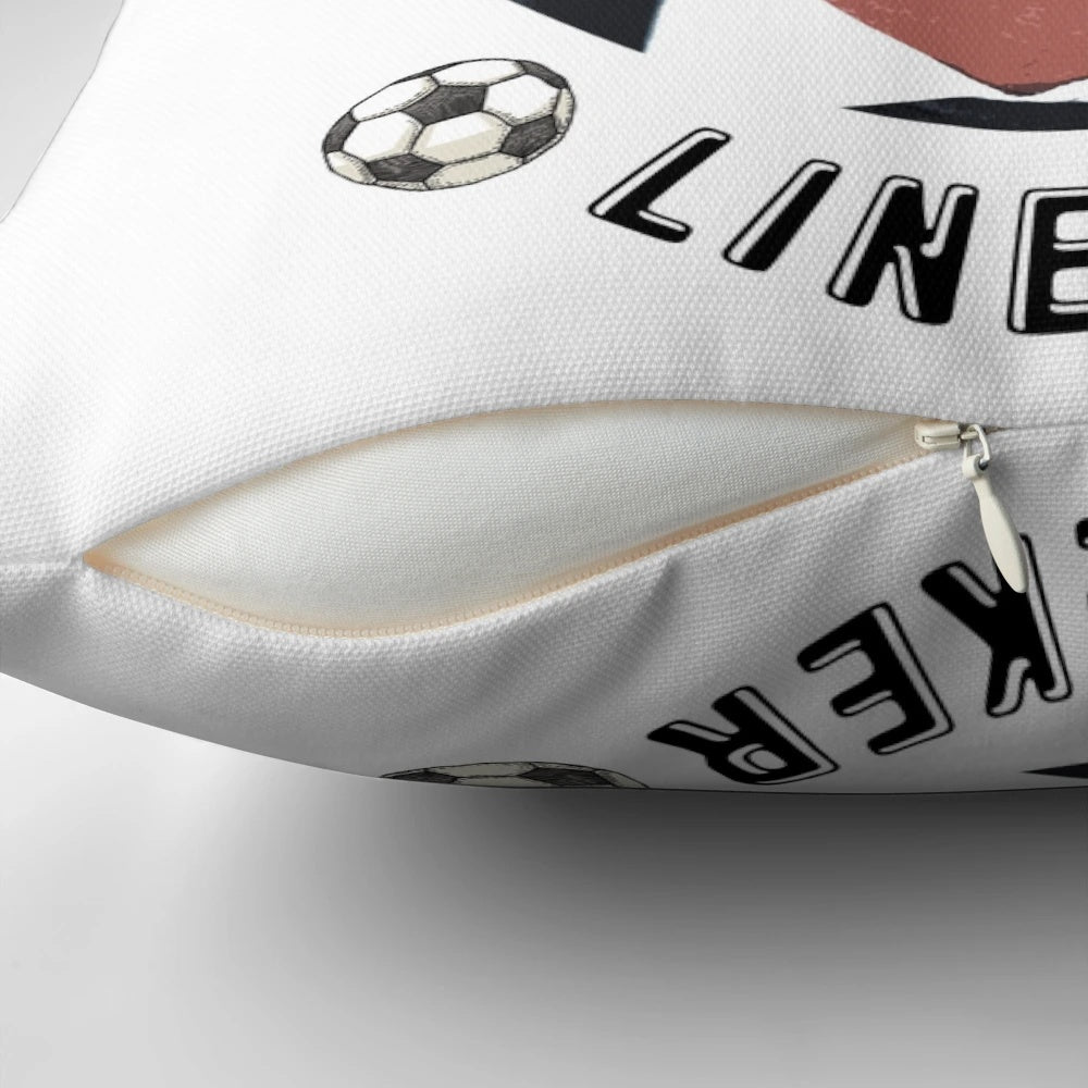 Soft and comfortable pillow featuring an image of Gary Lineker, the iconic football pundit and sports legend.