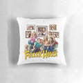 Fuller House cast themed pillow with character names and show logo