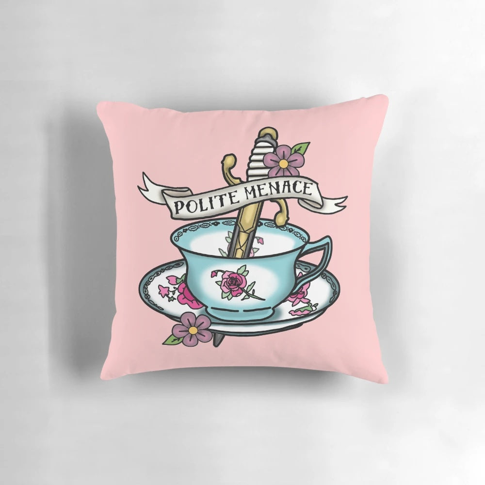 Decorative pillow featuring the gay pirates from the hit TV show "Our Flag Means Death