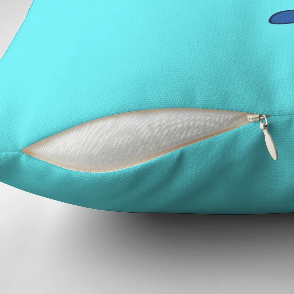 Pete the Cat Christmas Pillow featuring a festive and groovy design