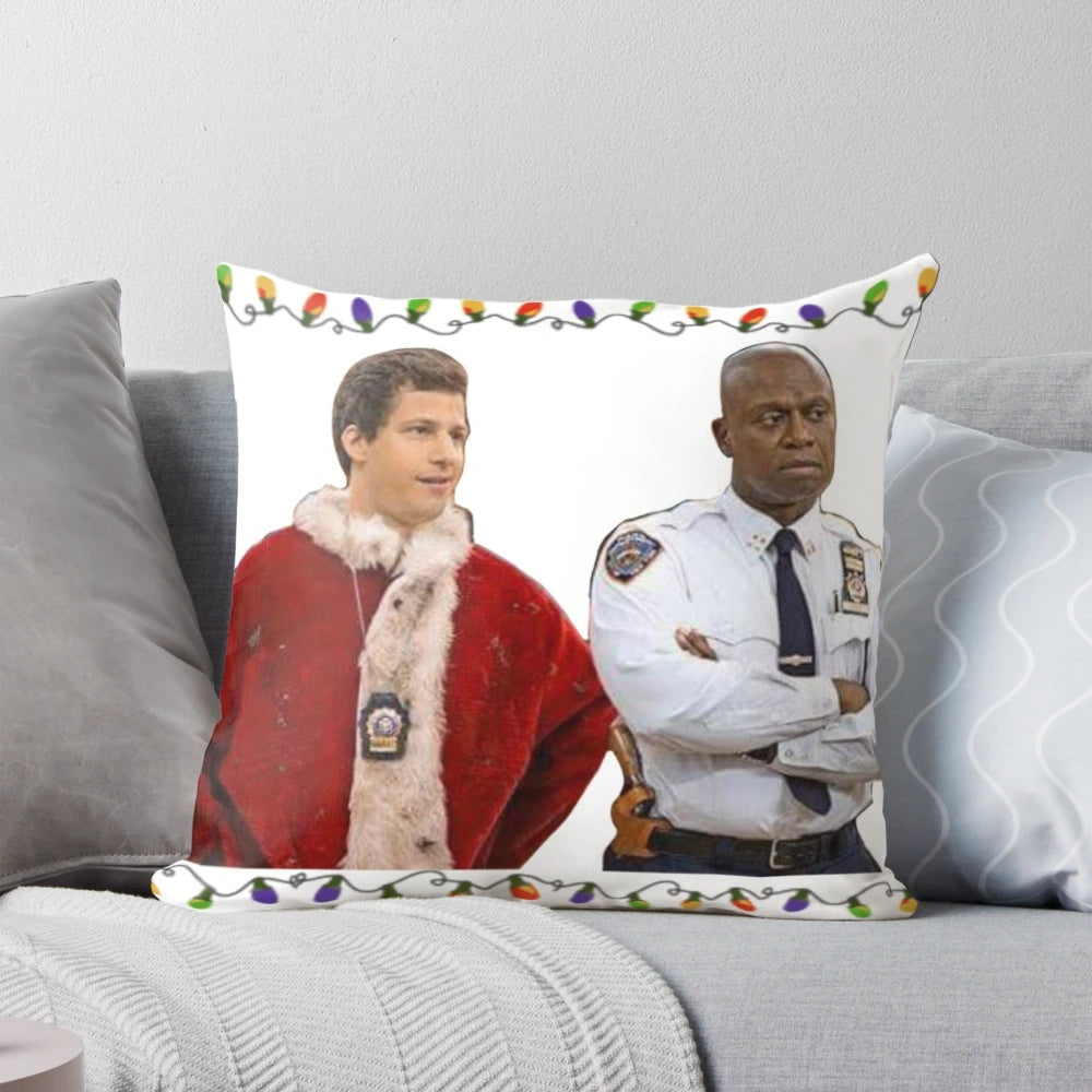 Captain Holt holiday pillow from the TV show Brooklyn Nine-Nine