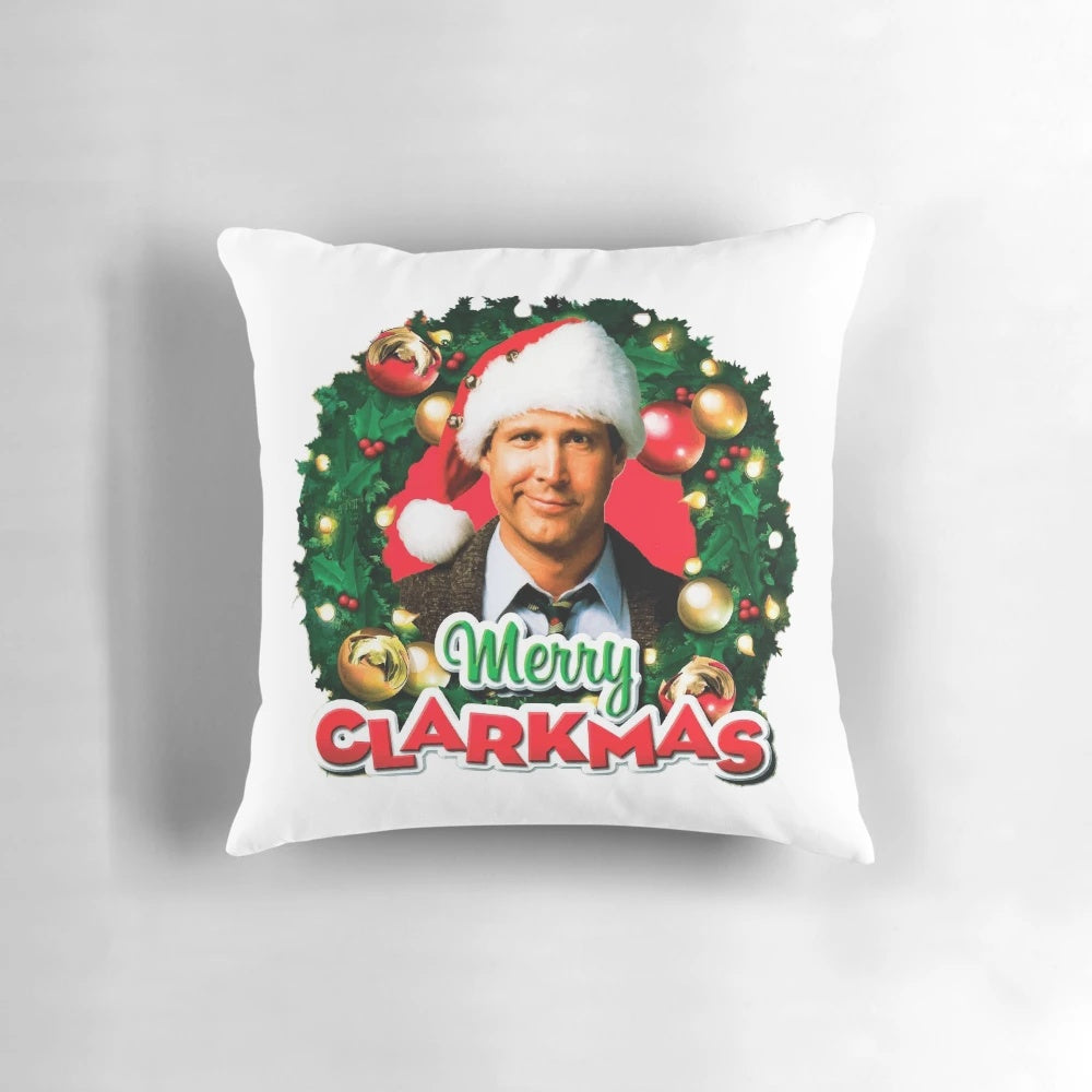 National Lampoon's Christmas Vacation Clark Griswold Pillow - Iconic Comedy Scene Décor